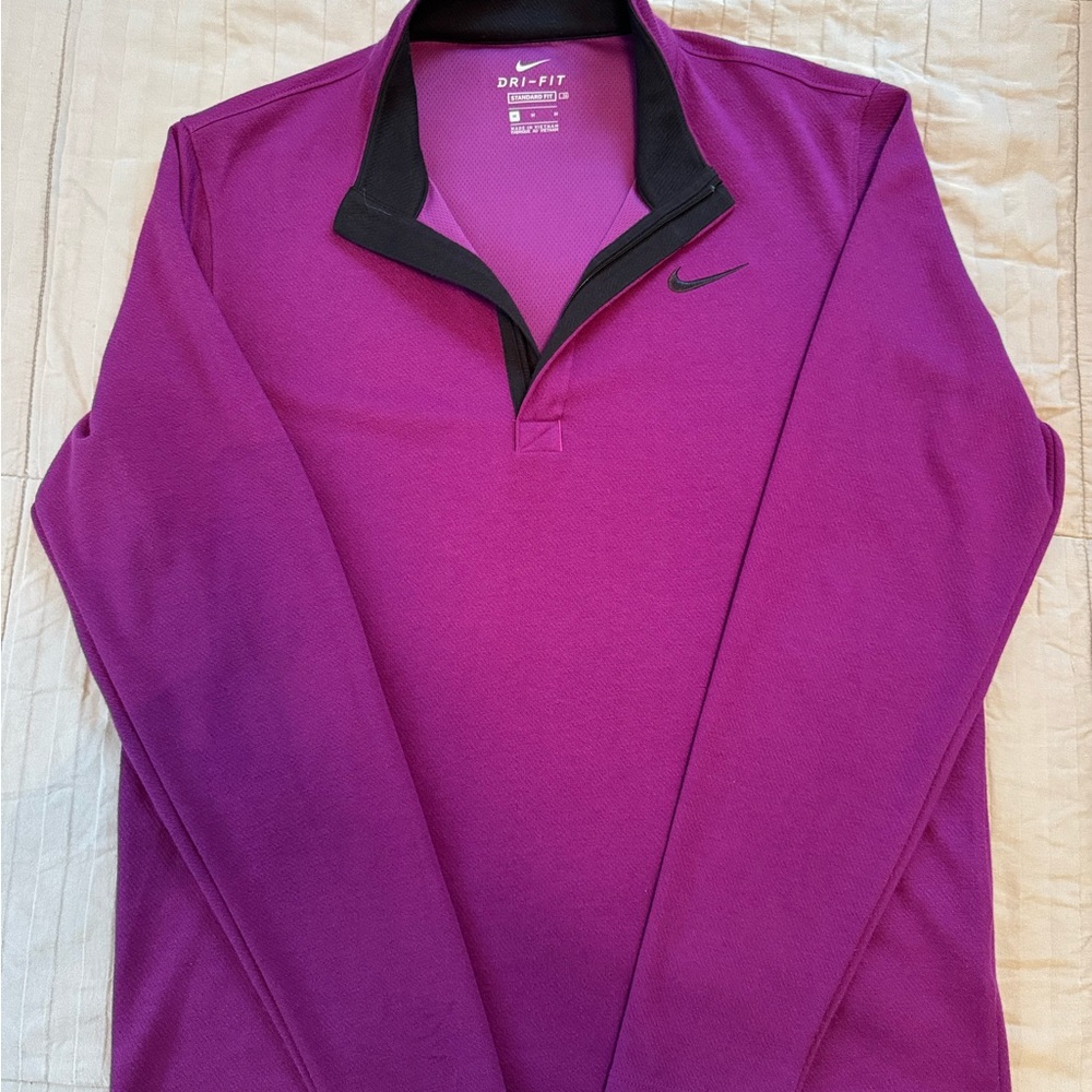 Nike Purple Dri-FIT Quarter Zip